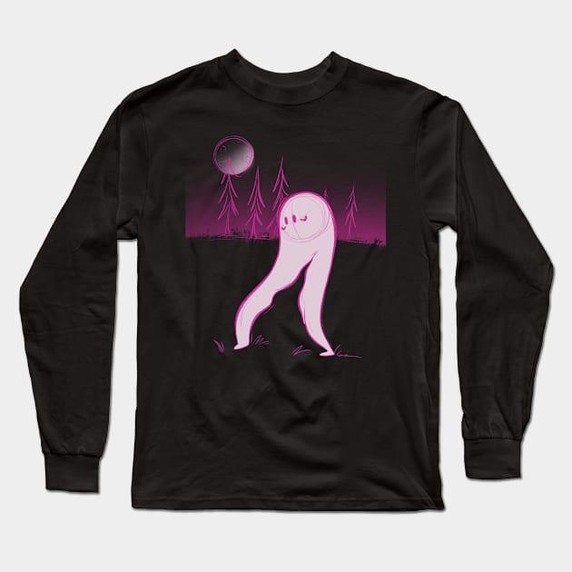 Fresno night walker Long Sleeve T-Shirt by YourOfficialGingerArtist